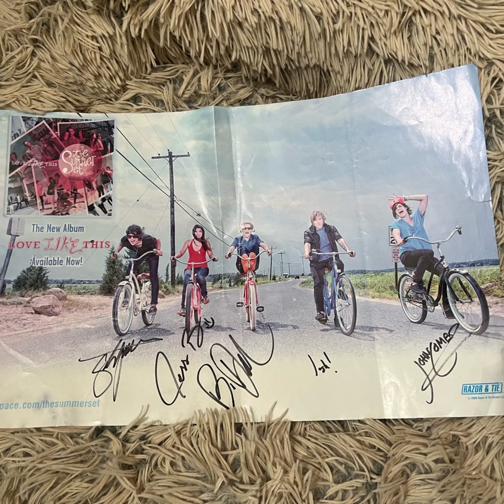 Signed Summer Set Poster